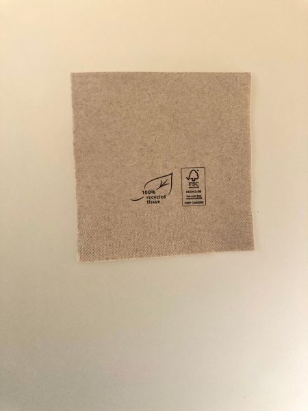 Servietholder olieret eg, 130x130mm, til kaffeserviet 94579 - 1 stk pk / 1 pk karton