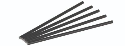 Sugerør i pap, Ø6x200mm, sort - FSC MIX CREDIT - 250 stk pk / 20 pk karton