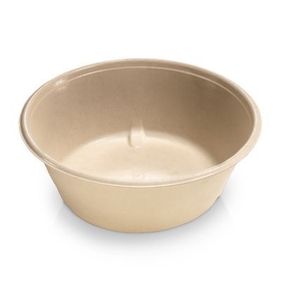 SR-fiber / natur, Bowl 1200ml, Ø195x65mm, bio coated - 135 stk pk - UDGÅR