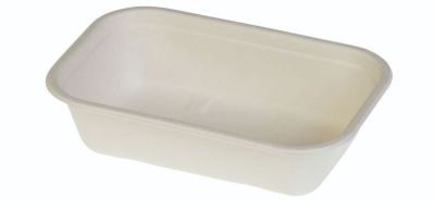 Bakke i sukkerrørsfiber 1.000ml - 125 stk pk