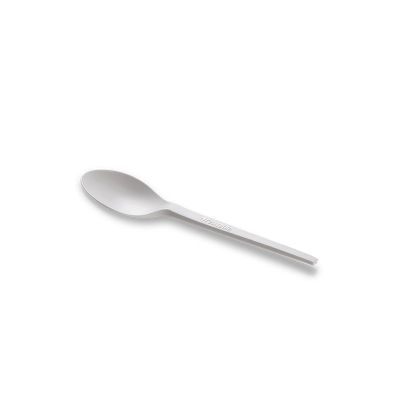 Dessertske CPLA - "REUSABLE", 128mm, hvid - 50 stk pk* / 20 pk karton*