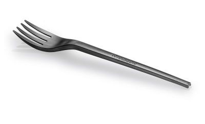 Gaffel CPLA - "REUSABLE", 168mm, sort - 50 stk pk* / 20 pk karton*
