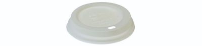 Låg CPLA, Ø90mm, dome til kaffekop, natur - 50 stk pk / 20 pk karton