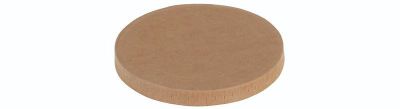 Låg fladt Kraft karton/PLA, Ø85mm til 17903, brun - 25 stk pk / 20 pk karton