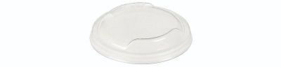 Låg PLA, Ø76mm, m kant for stabelbar, glasklar - 50 stk pk / 20 pk karton