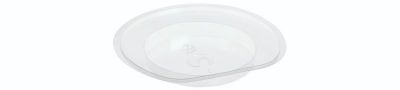 Låg PLA, Ø96mm, mellemlåg til glas Ø96mm, glasklar - 100 stk pk / 10 pk karton