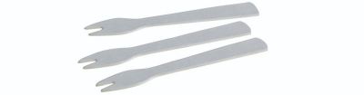 Pommes Frites gaffel Papir, 88mm, "natursse" præg, hvid - FSC MIX CREDIT - 1000 stk pk* / 6 pk karton*