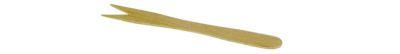 Pommes Frites gaffel Træ, 140mm, natur - FSC 100% - 1000 stk pk* / 10 pk karton*