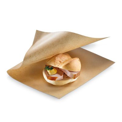 Sandwichpapir Papir, 300x380mm, 5kg-box / ca 910 ark, brun - FSC 70% - 910 stk pk / 1 pk karton