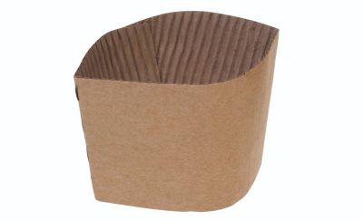 Sleeve bølgepap til kop med Ø på 80mm - 1000 stk pk / 1 pk karton