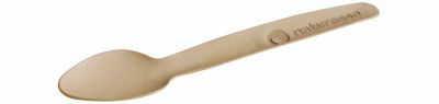 Spiseske Papir, 165mm, "natursse" præg, brun - FSC MIX CREDIT - 100 stk pk* / 20 pk karton*