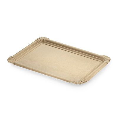 Tallerken flad Kraft karton, 170X110mm - FSC MIX CREDIT - 250 stk pk* / 6 pk karton*