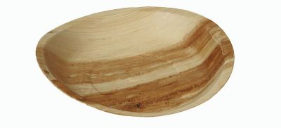 Tallerken flad Palmeblad, Ø240x30mm, Svanemærket - 25 stk pk* / 4 pk karton*