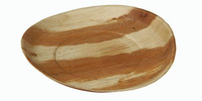 Tallerken flad Palmeblad, Ø260x30mm, Svanemærket - 25 stk pk* / 4 pk karton*