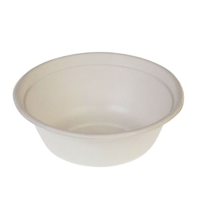 Tallerken i sukkerrørsfiber, Bowl 680ml, Ø195mm - 50 stk pk *